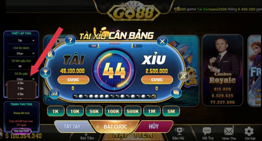 Số lần gấp thếp Số lần gấp thếp