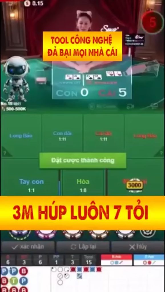 Tool hack soi lá bài baccarat